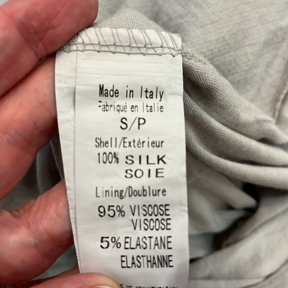 ☀️ Silk Sleeveless Top/Tunic , Sz S - Picture 7 of 8